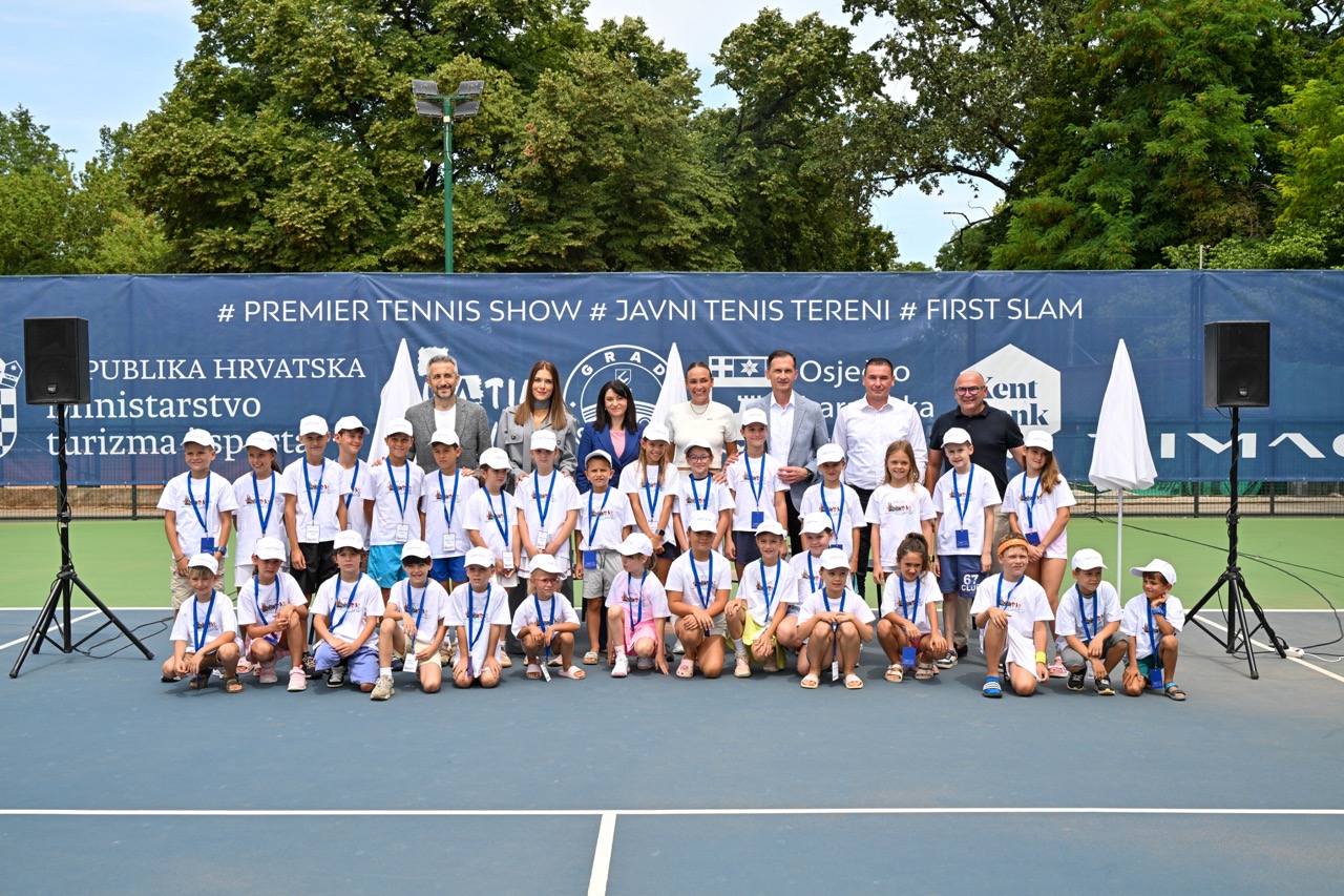 Službeno otvoren FIRST SLAM – Osijek postao europsko središte dječjeg tenisa