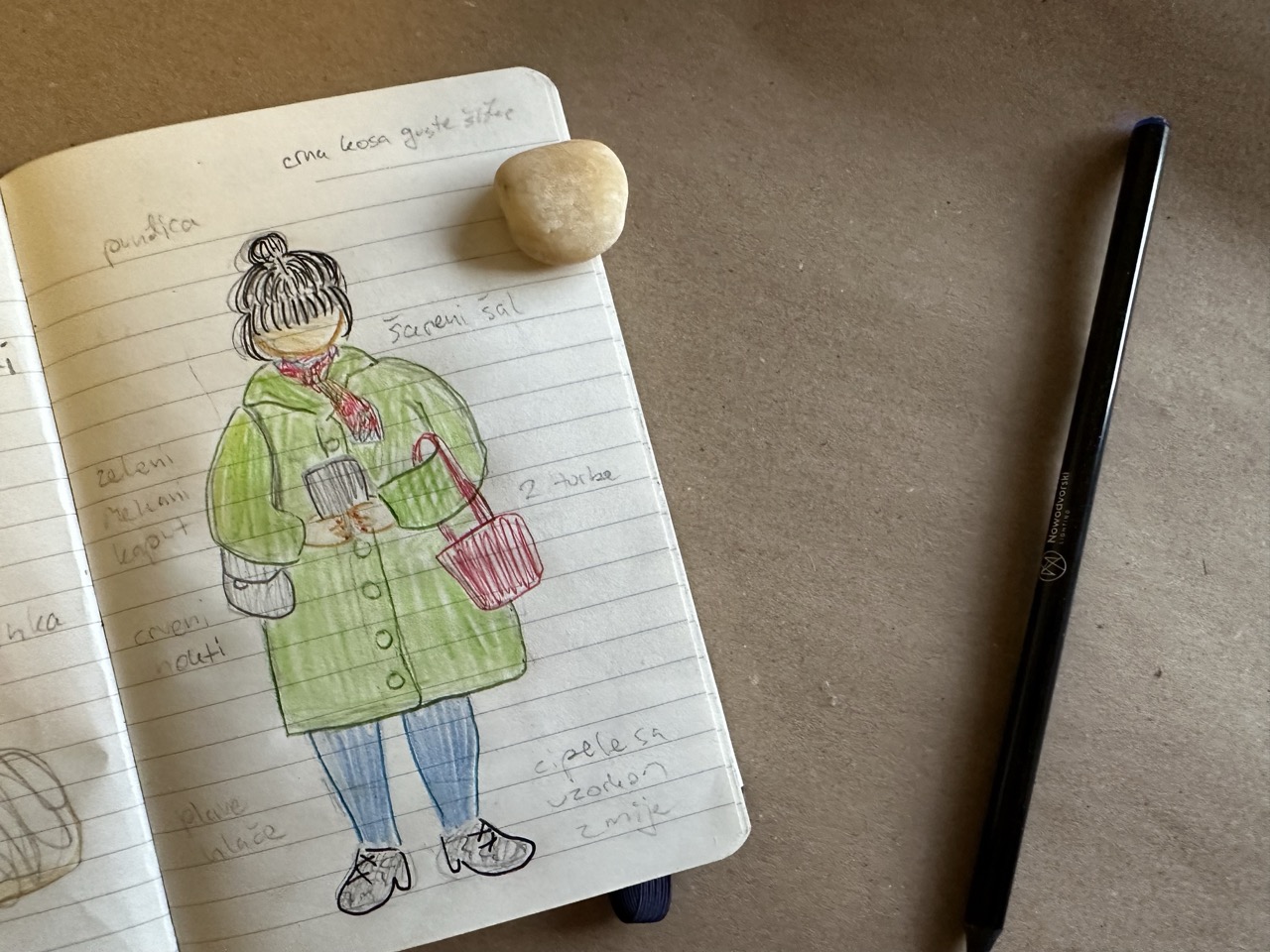 Kroz oči djevojčice - Ilustracija i poezija iz kišnog dana u tramvaju