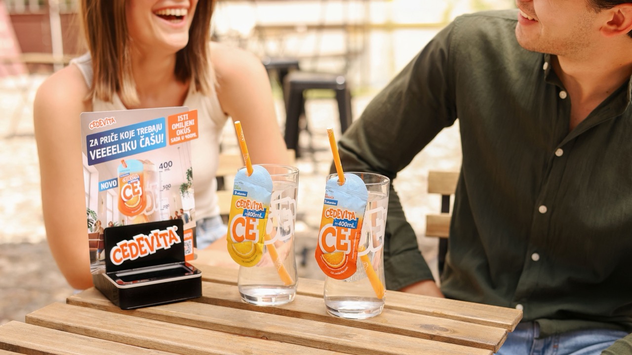 Više Cedevite za aktivniji ritam - Isti omiljeni okus, sada i u 400 mL